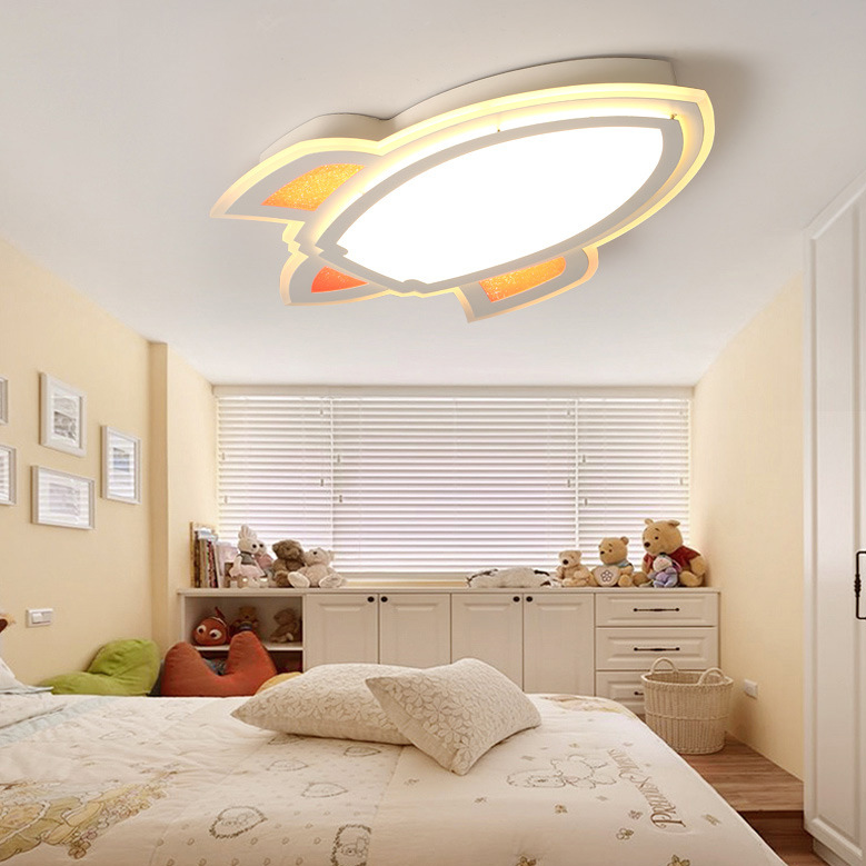 Cool Kid Rockets Modern LED Ceiling Light for Boy's Room ...