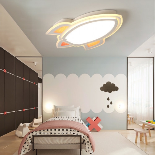 Cool Kid Rockets Modern Led Ceiling Light For Boy S Room Baby Nursery Room