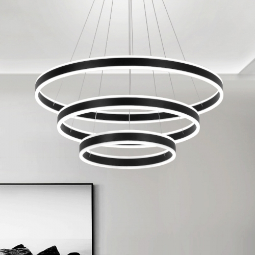 led circular chandelier
